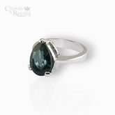 Queen Victoria's Sapphire Crystal Collet Drop - Ring